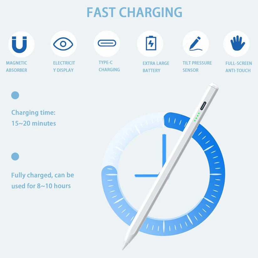 Lightweight Touch Stylus Pen for iPad and Android Tablets