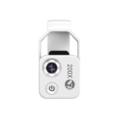 Clip On Mobile Phone Microscope Lens with 200x Zoom Capability