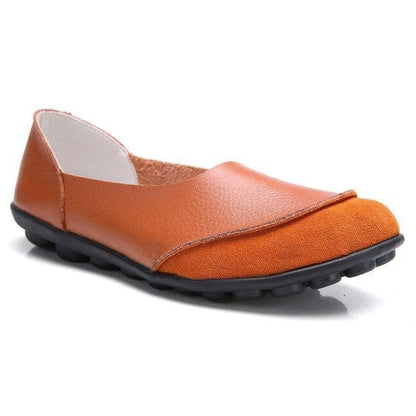 Ladies Broad Width Suede Moccasin Loafers with Soft Cushioned Insole