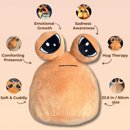 Soft Emoji Plush Pillow for Bedroom Decor