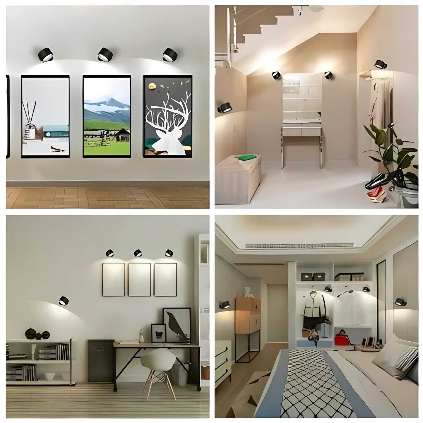 Rechargeable LED Wall Light with 360 Degree Swivel