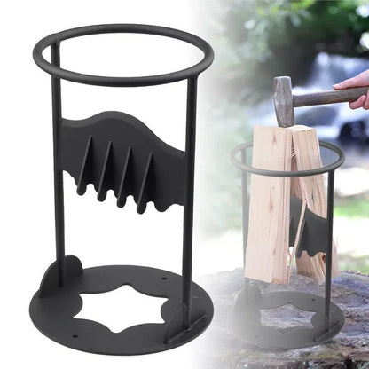Manual Firewood Kindling Splitter with Fixed Wedge