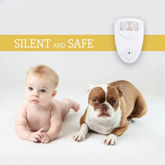 Plug In Ultrasonic Device with Pest Deterrent Frequency Range