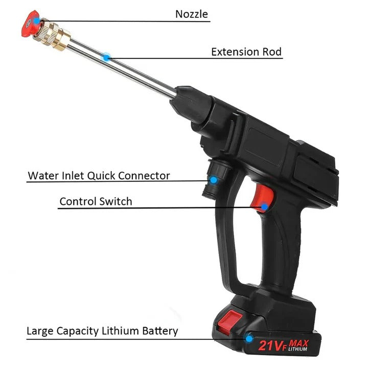 Cordless Electric Cleaning Washer with Two Swappable Batteries