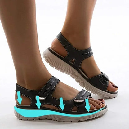 Athletic Open-Toe Sandals with Built-In Arch Support