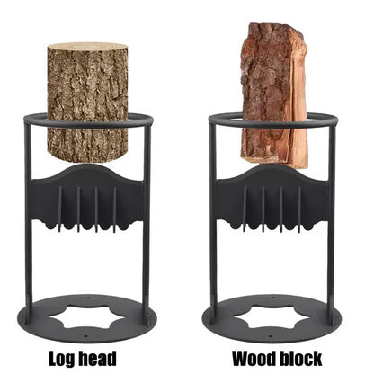 Manual Firewood Kindling Splitter with Fixed Wedge