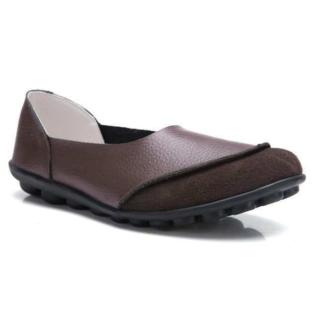 Ladies Broad Width Suede Moccasin Loafers with Soft Cushioned Insole