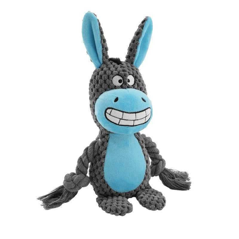 Stuffed Octopus Dog Toy with Squeaker and Crinkle Material for Chewing