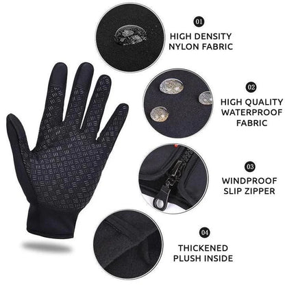 Unisex Thermal Gloves - Warming for Cycling, Skiing and Hiking