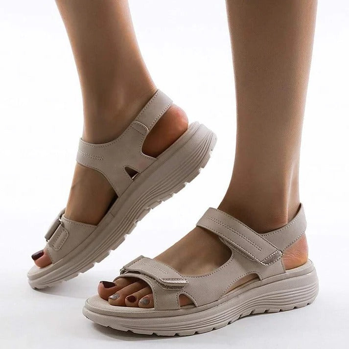 Athletic Open-Toe Sandals with Built-In Arch Support