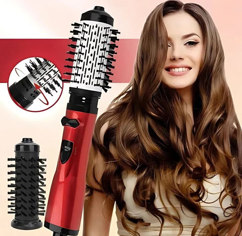 Rotating Hot Air Brush for Hair Drying and Styling