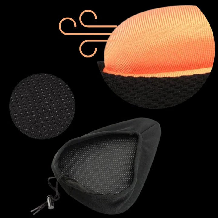 Gel Padded Bicycle Seat Cover with Shock Absorbing Cushion