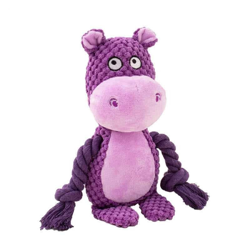 Stuffed Octopus Dog Toy with Squeaker and Crinkle Material for Chewing