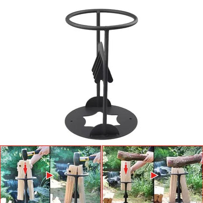 Manual Firewood Kindling Splitter with Fixed Wedge