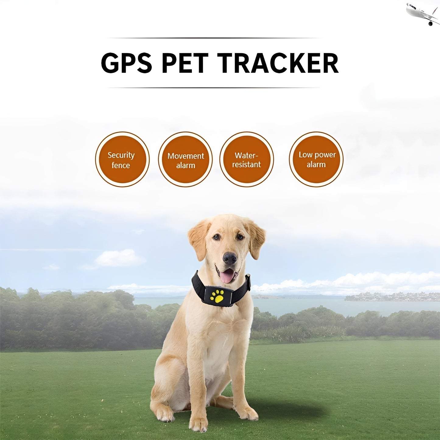 GPS Pet Collar with Real Time Tracking and Geo Fence Alerts
