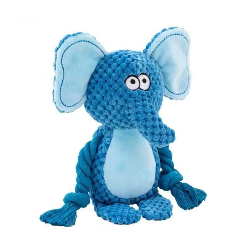 Stuffed Octopus Dog Toy with Squeaker and Crinkle Material for Chewing