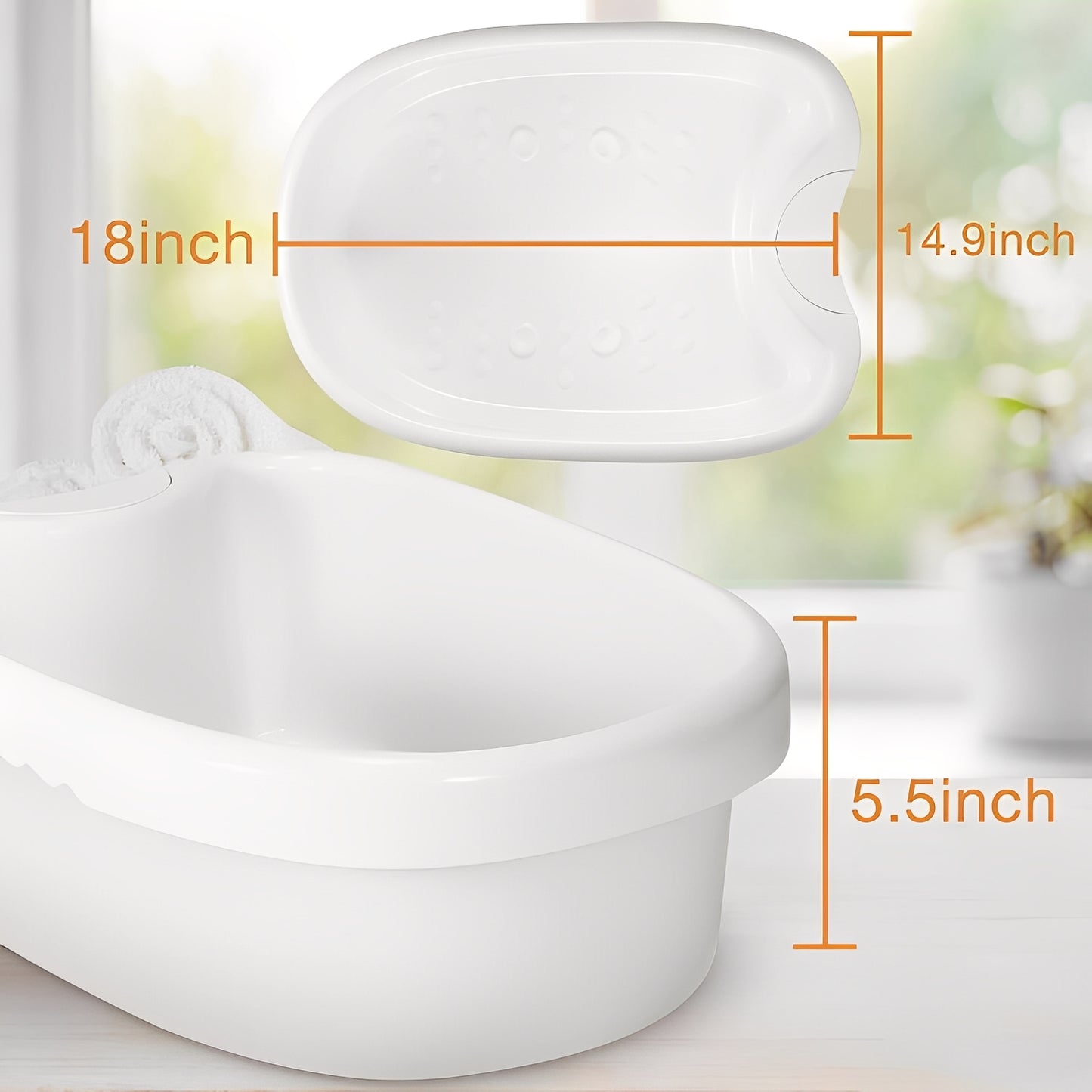 Foot Soak Basin Tub for Spa Treatment