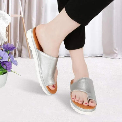 Orthopedic Platform Sandals with Spacious Toe Design