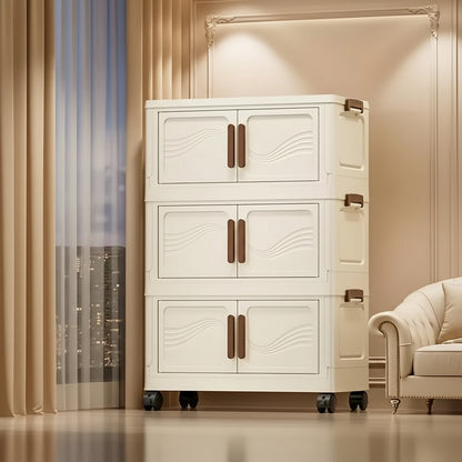Modular Storage Bins with Hinged Doors and Water Resistant Seal