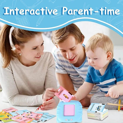 Talking Flash Card Set with 112 Cards and 224 Words for Early Learners