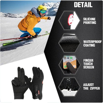 Unisex Thermal Gloves - Warming for Cycling, Skiing and Hiking