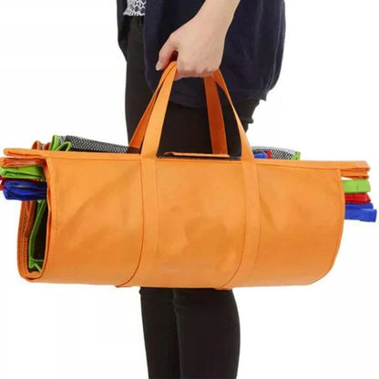 Foldable Cart Tote Bag with Insulated Compartments