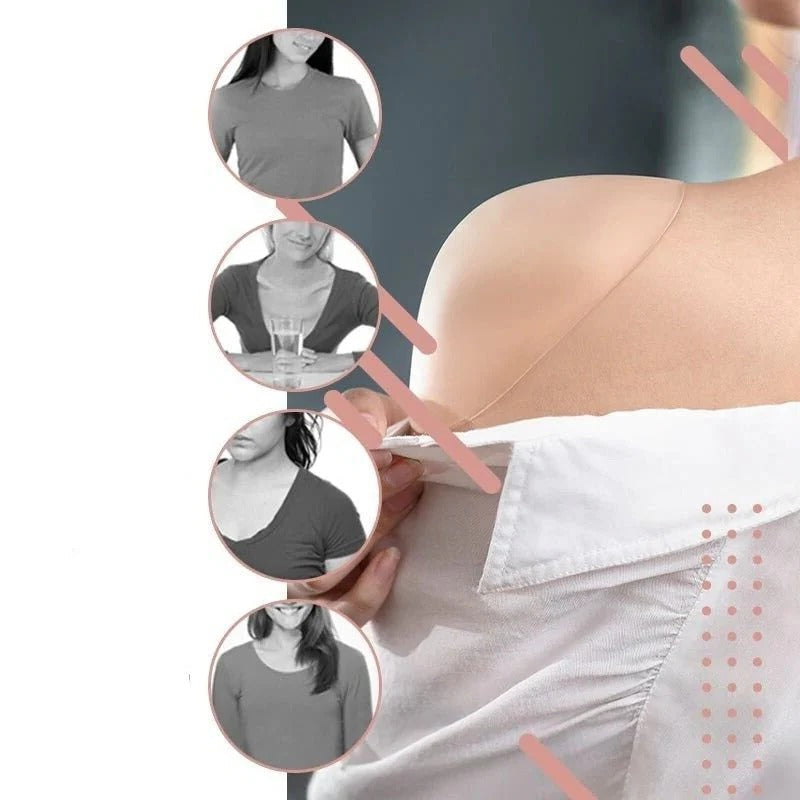 Breathable Shoulder Pads for Women with Non Slip Silicone Grip