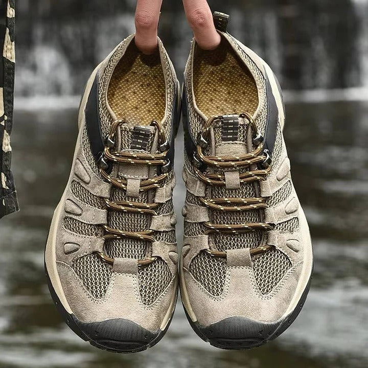 Waterproof Trail Walking Shoes with Anti Slip Outsole and Ankle Support for Women