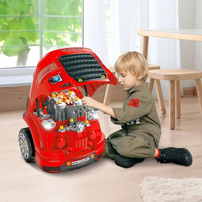 Truck Engine Toy Set, Car Maintenance Play for Kids