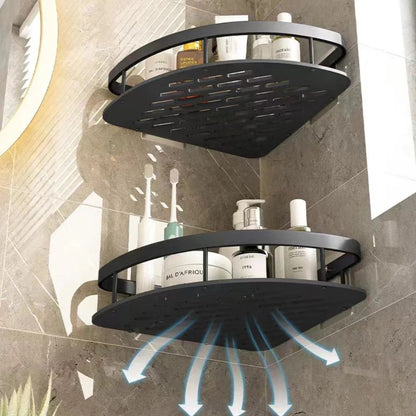 Curved Shower Caddy for Bathroom Corner Storage