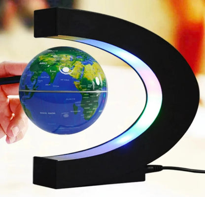 Magnetic Levitation Globe for Desktop and Home Display, 3 Inch Floating Design