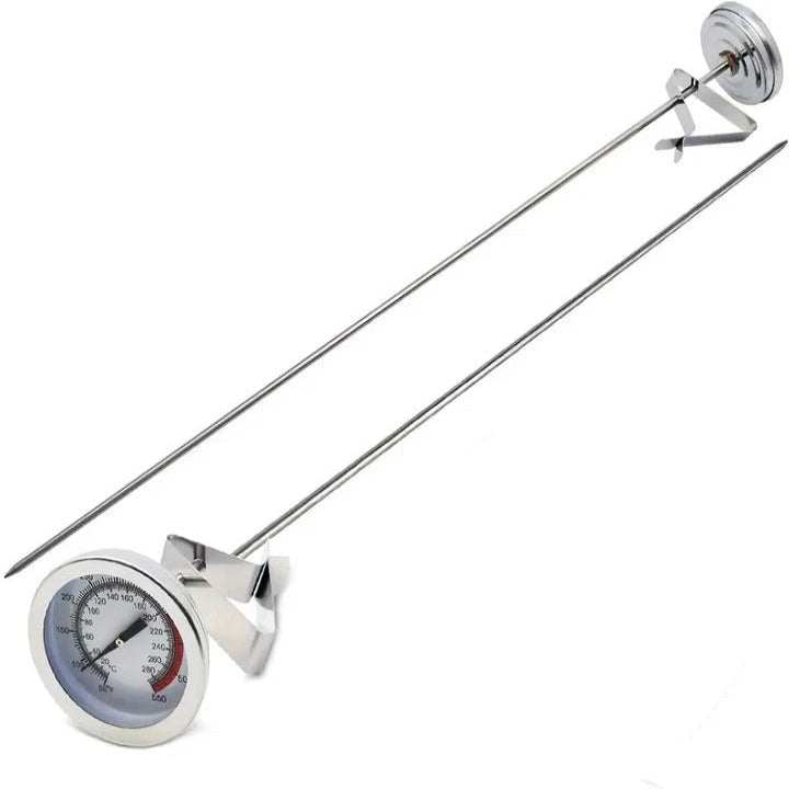 Long Probe Cooking Thermometer for Frying Candy and Oil Temps