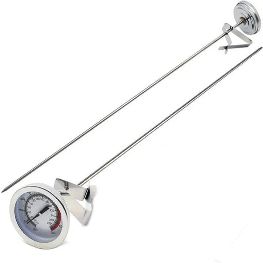 Long Probe Cooking Thermometer for Frying Candy and Oil Temps