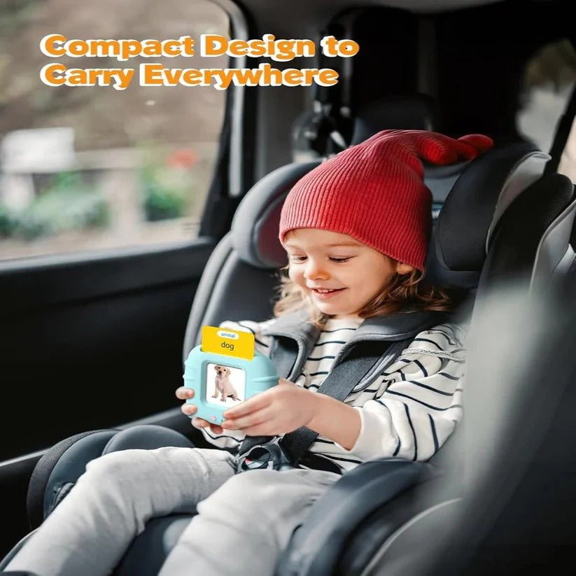Talking Flash Card Set with 112 Cards and 224 Words for Early Learners