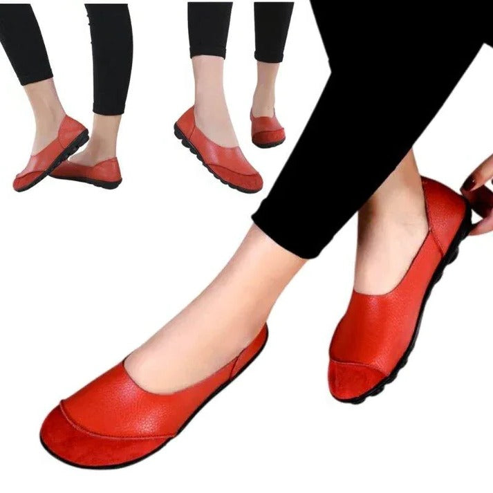 Ladies Broad Width Suede Moccasin Loafers with Soft Cushioned Insole