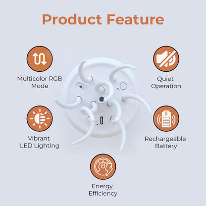 Color Changing LED Jellyfish Lamp with Voice Activation