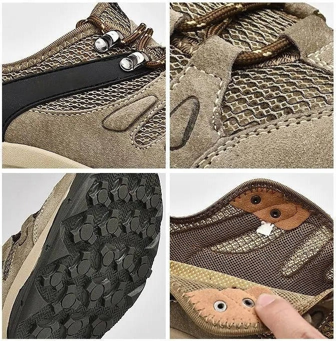 Waterproof Trail Walking Shoes with Anti Slip Outsole and Ankle Support for Women