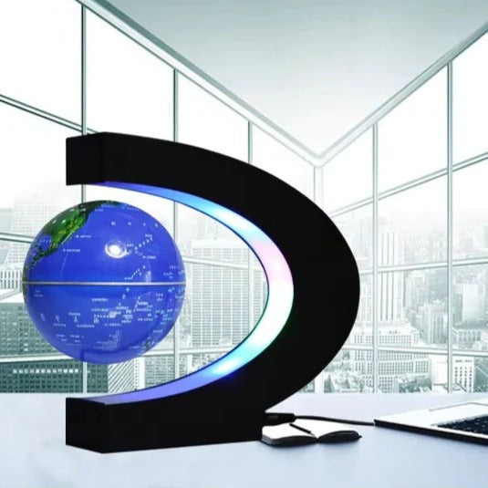 Magnetic Levitation Globe for Desktop and Home Display, 3 Inch Floating Design