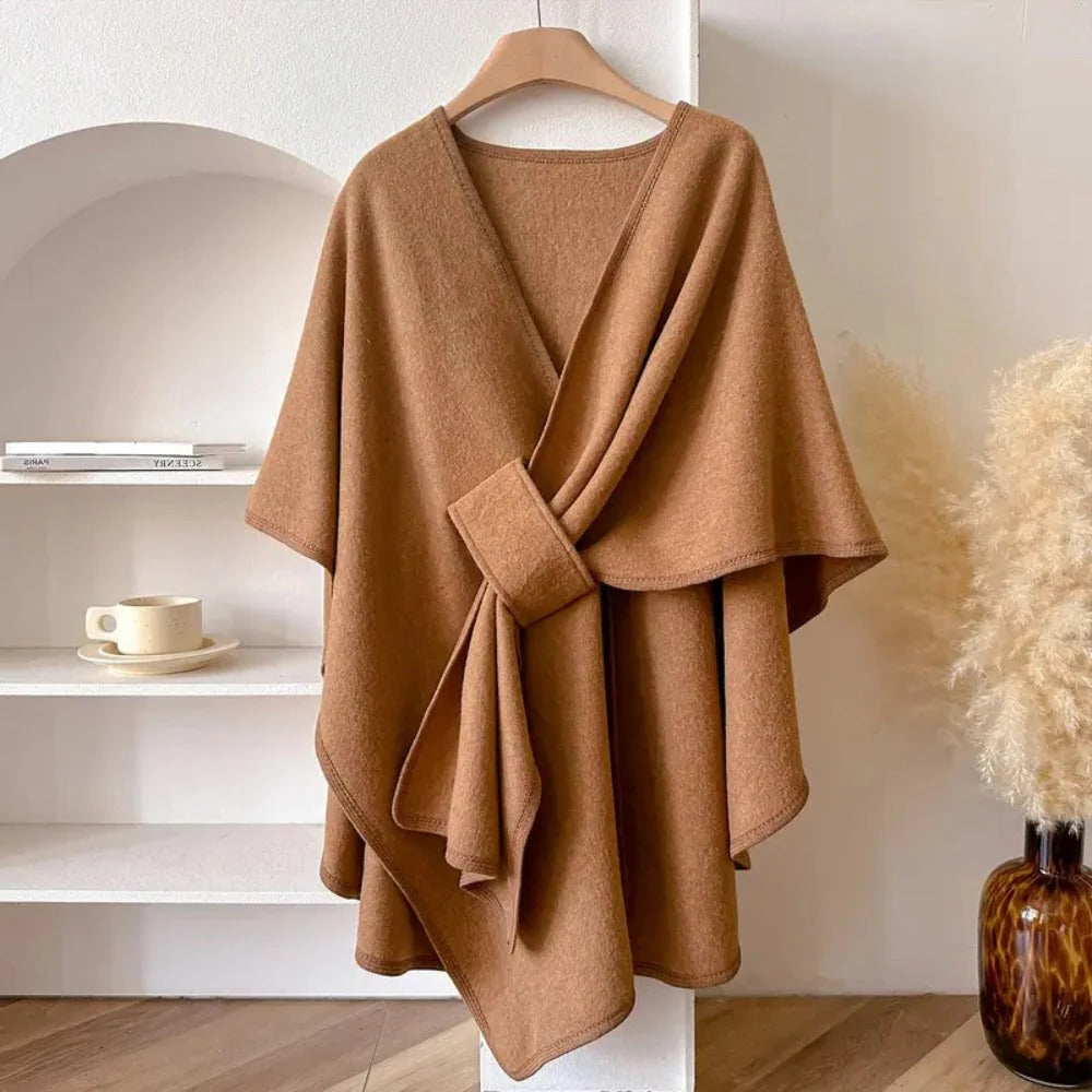 Microfiber Poncho Shawl for Casual and Dress Wear