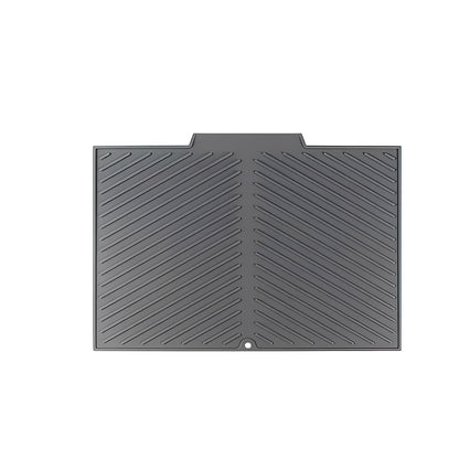 Non Slip Silicone Drying Mat with Drip Tray Design for Dishes