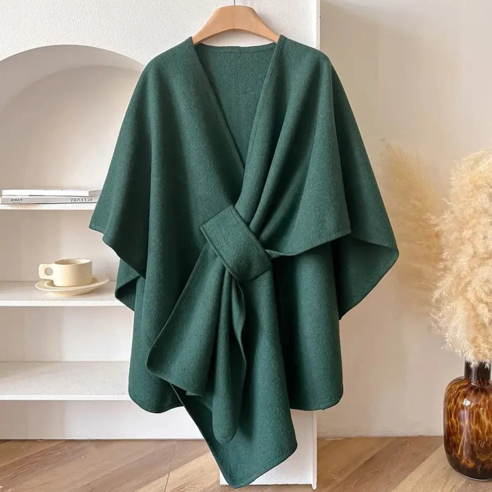 Microfiber Poncho Shawl for Casual and Dress Wear