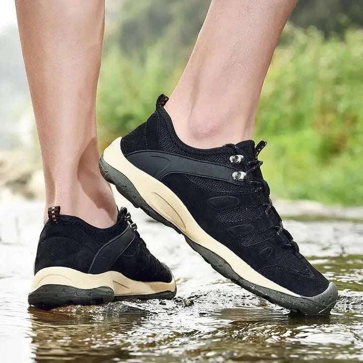 Waterproof Trail Walking Shoes with Anti Slip Outsole and Ankle Support for Women