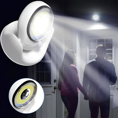 Motion Sensor Activated LED Night Lamp for Indoor and Outdoor Use