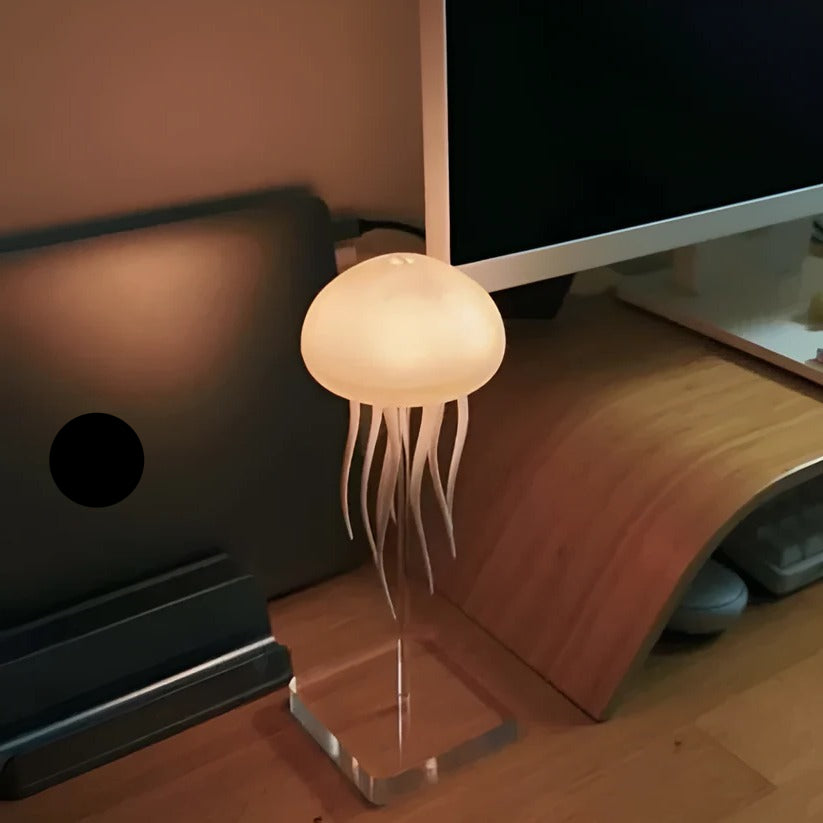 Color Changing LED Jellyfish Lamp with Voice Activation