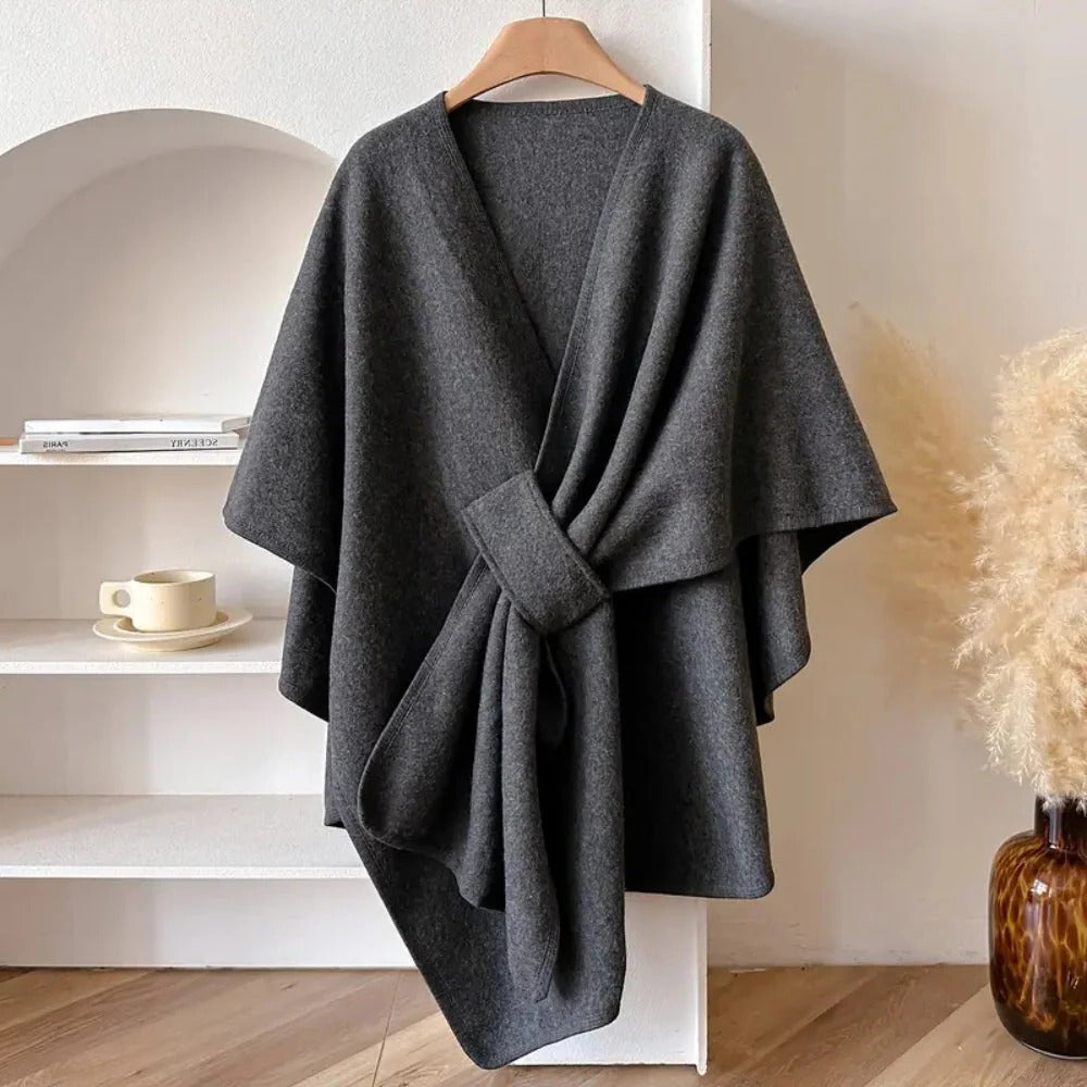Microfiber Poncho Shawl for Casual and Dress Wear