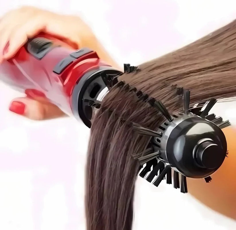 Rotating Hot Air Brush for Hair Drying and Styling