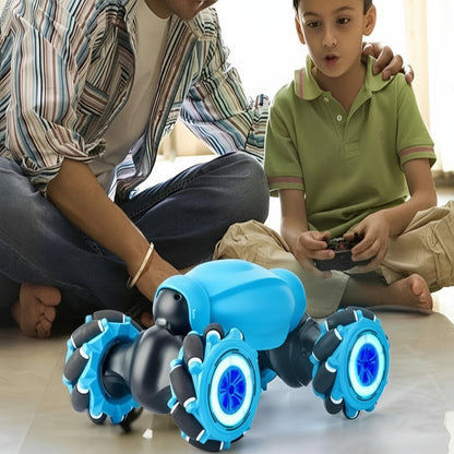 Gesture Control Stunt RC Car with Double Sided Driving Design