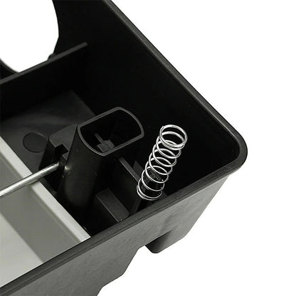 Reusable Rodent Bait Station Trap with Locking Lid and Removable Tray Design