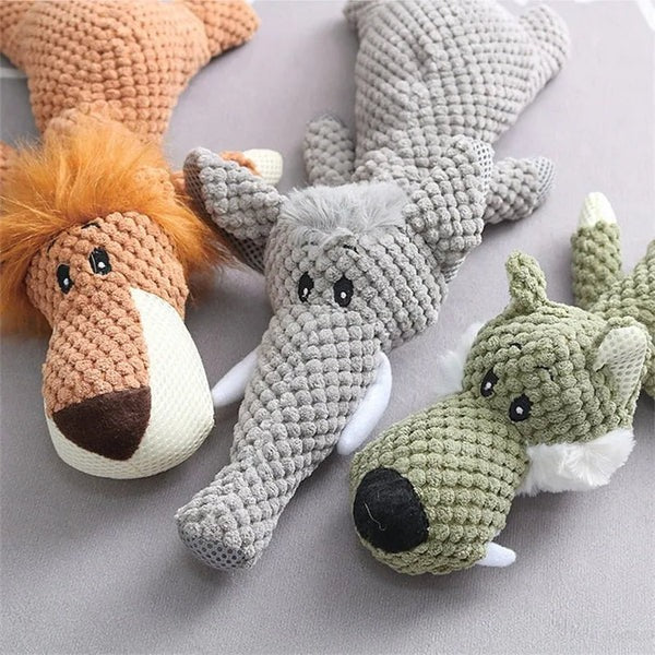 Rugged Plush Toy and Sturdy Fabric Plaything for Pets