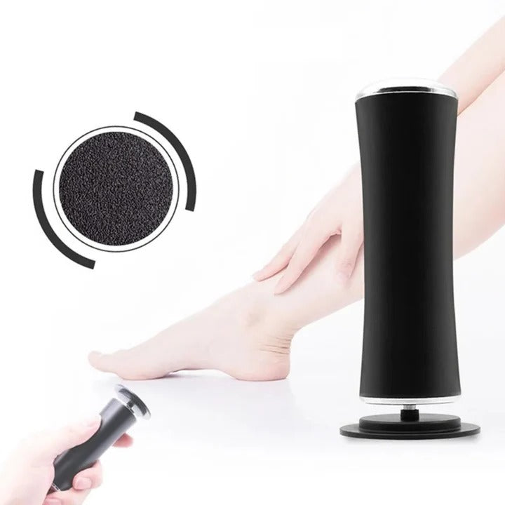 Rechargeable Heel  Callus Remover with Coarse and Fine Roller Heads